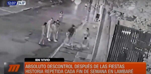 Absoluto descontrol después de las fiestas en Lambaré | Telefuturo