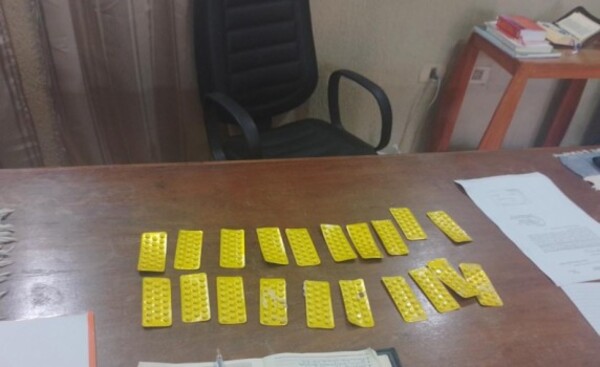 Incautan “Disomnilan” del poder de agente penitenciario