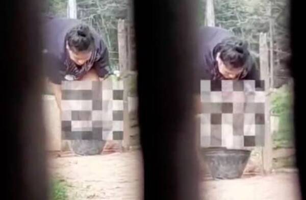 [VIDEO] ¡Terrible! Graban a mujer golpeando a su pequeña hijita