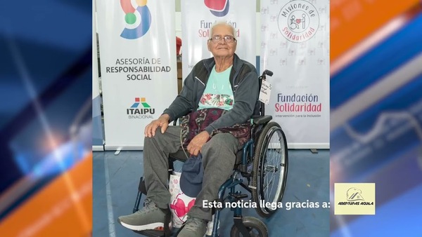 Itaipú Binacional donó sillas de ruedas en Caazapá