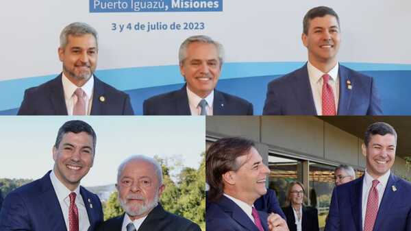 Diario HOY | “Coincidimos en la necesidad de trabajar”: Peña ‘cara a cara’ con presidentes del Mercosur