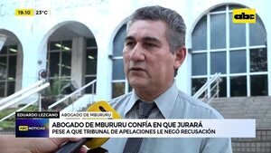 Video: Abogado de Mbururu confía en que jurará - ABC Noticias - ABC Color
