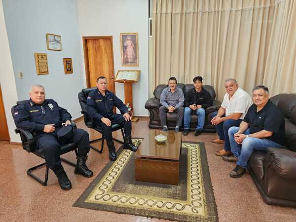 Cámara de Comercio de Encarnación se une a la Policía para combatir la inseguridad