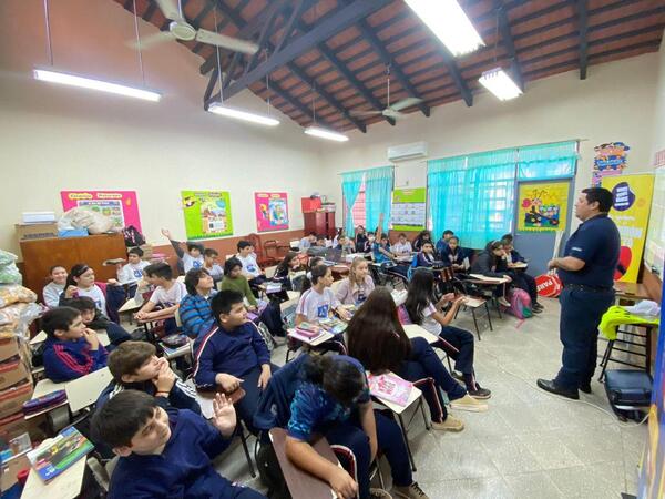 Encarnación promueve la educación vial en todas las instituciones educativas