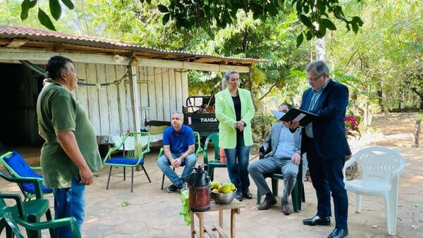 Ministro Jiménez Rolón realizó visita bilateral a facilitador judicial