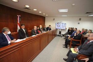 Ministros de la CSJ se reunieron con magistrados judiciales