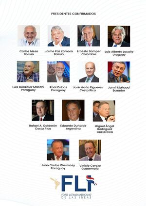Criptomonedas y dolarización, temas de debate en Foro Latinoamericano con presencia de expresidentes - .::Agencia IP::.
