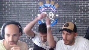 La reacción de jugadores de Olimpia cuando sale el nombre de Flamengo