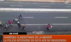 Carreras clandestinas de la muerte en Caacupé | Telefuturo
