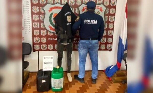 Detenido por hurtar 400 litros de combustible de un surtidor