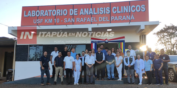 INAUGURARON LABORATORIO Y SALA DE RAYOS X EN SAN RAFAEL DEL PARANÁ KM 10 - Itapúa Noticias