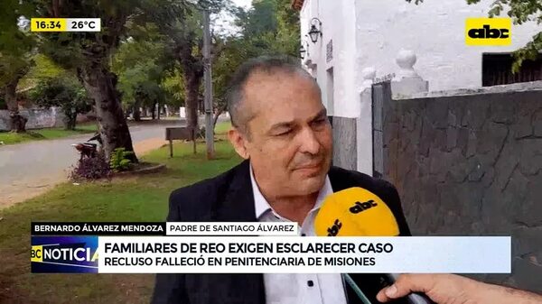 Video: Familiares de reo fallecido piden esclarecimiento del caso - ABC Noticias - ABC Color