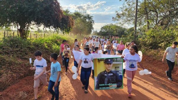 Familiares y amigos marchan por los 9 años del secuestro de Edelio Morínigo