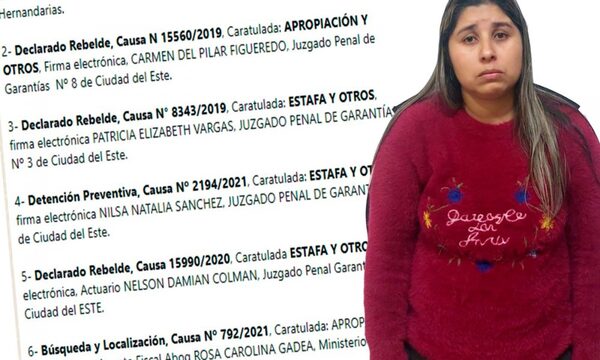 Cae mujer con ocho órdenes de captura por estafa y apropiación – Diario TNPRESS