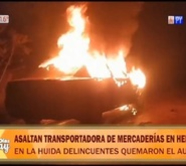 Piratas del asfalto asaltaron dos transportadoras en Hernandarias - Paraguay.com