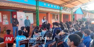 IMPORTANTE CHARLA SOBRE ALCOHOLISMO Y DROGADICCIÓN SE HIZO EN ALTO VERÁ - Itapúa Noticias