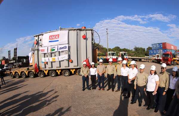 La ANDE recibió los primeros 4 transformadores para la futura Subestación Valenzuela - .::Agencia IP::.