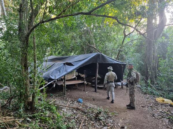 Continúa la lucha de la Senad contra el narcotráfico en Amambay