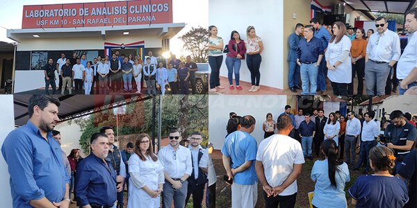 INAUGURAN LABORATORIO DE ANÁLISIS CLÍNICOS EN LA USF DE KM 10 EN SAN RAFAEL DEL PNÁ. - Itapúa Noticias