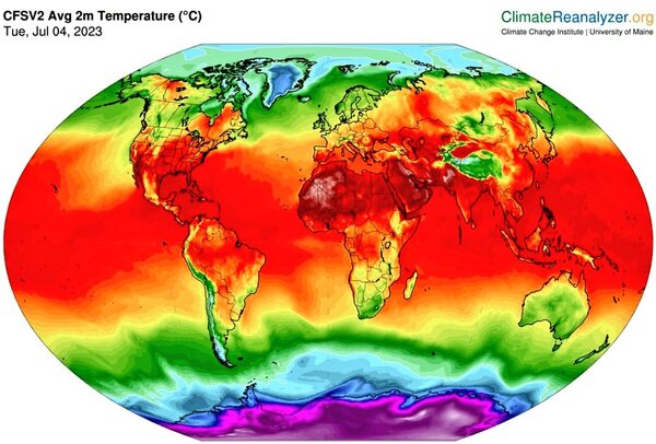 La temperatura media de la tierra marcó otro récord histórico por tercer día consecutivo | 1000 Noticias