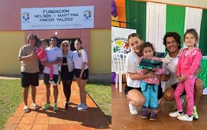 Nelson Haedo Valdez y su familia llevaron alegría a niños de San Joaquín – Prensa 5