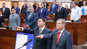Juró para pedir permiso: Baruja deja el Senado y asume Antonio Barrios