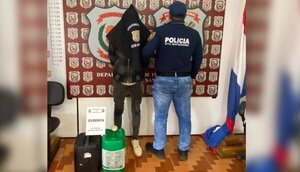 Detienen a hombre que hurtó 400 litros de combustible de una estación de servicio