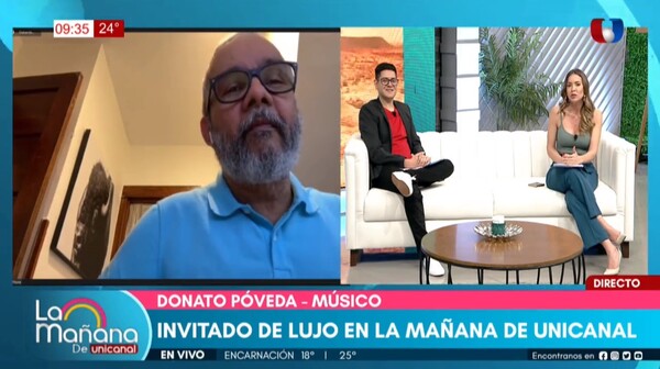 “Me encantó Paraguay”: Donato Poveda recordó su visita al país con mucho cariño - Unicanal