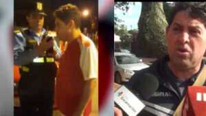 Conductor ebrio asegura haber sido víctima de apriete policial en Encarnación
