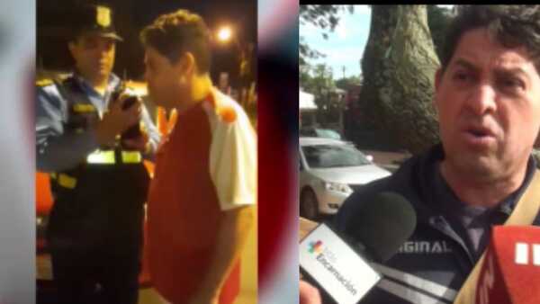 Conductor ebrio asegura haber sido víctima de apriete policial en Encarnación