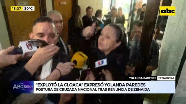 Video: ‘’Reventó la cloaca’', expresó Yolanda Paredes - ABC Noticias - ABC Color