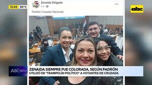 Video: Zenaida Delgado siempre fue colorada, según padrón - ABC Noticias - ABC Color
