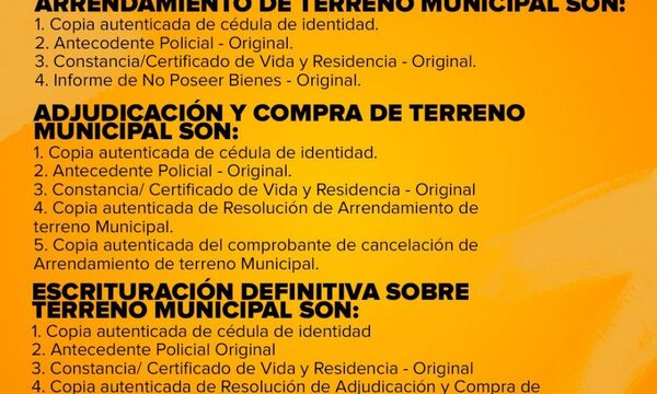 Dan a conocer proceso para regularización de terrenos municipales