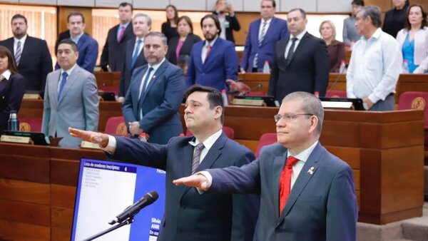 Juró para pedir permiso: Baruja deja el Senado y asume Antonio Barrios