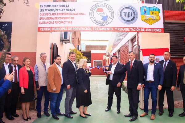 INAUGURAN CENTRO DE TRATAMIENTO DE ADICCIONES EN TOMÁS ROMERO PEREIRA