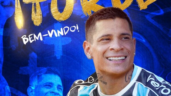 Gremio presenta a Juan Manuel Iturbe
