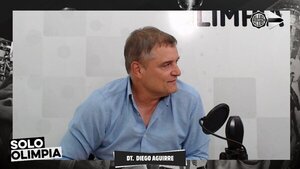 "Es normal que piensen que Olimpia es más débil", he'i Diego Aguirre