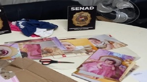 Cae cocaína oculta en medio de álbumes fotográficos en el Silvio Pettirossi - Noticias Paraguay