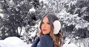 La Nación / La influencer Agatha León posó en la nieve y encendió las redes