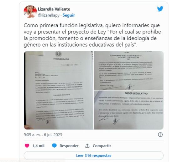 Senadores buscan prohibir la enseñanza de la ideología de género en las escuelas