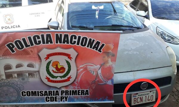 Recuperan vehículo presuntamente hurtado en Brasil