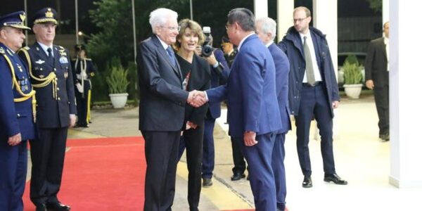 Presidente de Italia arribó anoche a nuestro país; prevé reunirse con Abdo y Peña