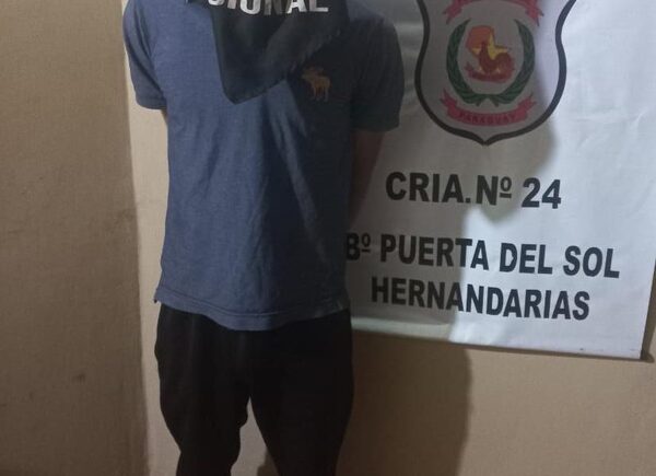 Adicto amenazó a su madre y fue detenido