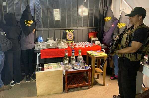Desarticulan un 'supermercado' de drogas en Encarnación