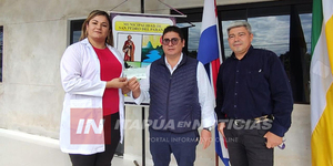 MUNICIPALIDAD ENTREGA APORTE PARA EL EQUIPAMIENTO DEL LABORATORIO DEL HOSPITAL DE SAN PEDRO - Itapúa Noticias