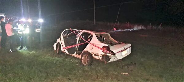 Un joven fallece y otras tres resultan heridas tras choque del auto contra  una columna en Quiindy - Nacionales - ABC Color
