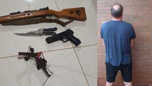 Detenido ciudadano alemán por realizar disparos al aire con arma de grueso calibre