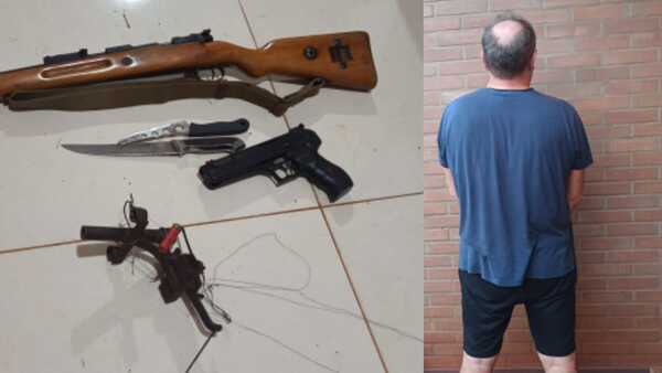 Detenido ciudadano alemán por realizar disparos al aire con arma de grueso calibre