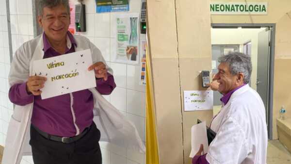 Emotiva despedida al pediatra Omar Galeano tras más de tres décadas de servicio