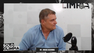Diego Aguirre: “Es normal que piensen que Olimpia es más débil” Diego Aguirre.